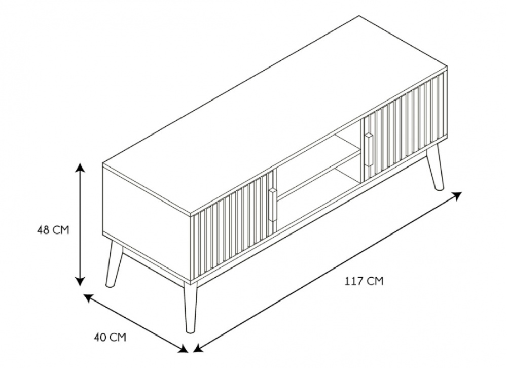 Mueble de tv nórdico GARDEN