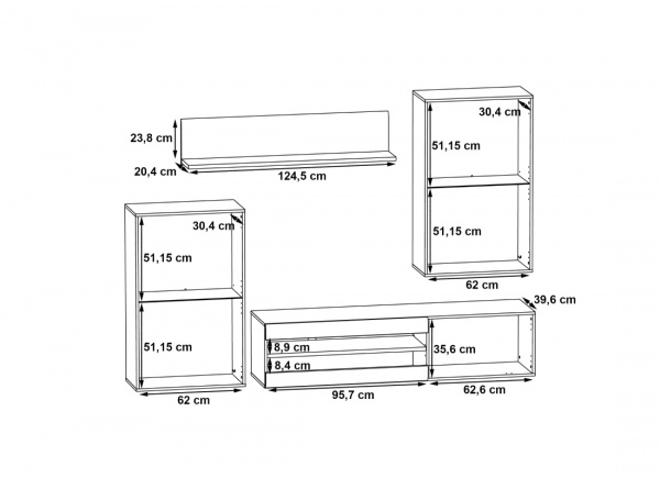 Composición de salón PRAGA