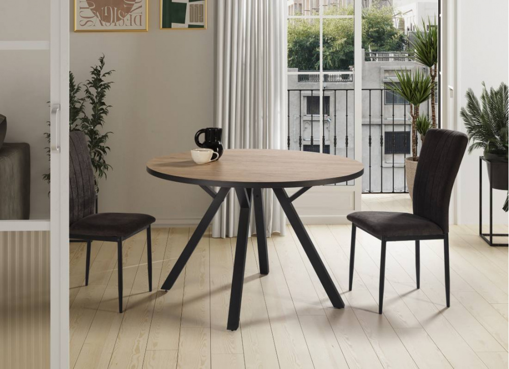 Mesa de comedor redonda LOIRA