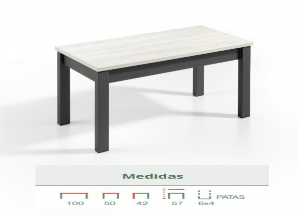 Mesa de centro elevable CULLERA