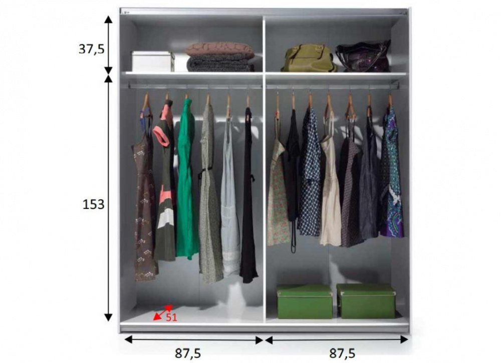 Armario puertas correderas NEXT