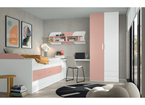 Compacto de 90 ó 105 con 3 cajones y arrastre nido corban PLUS