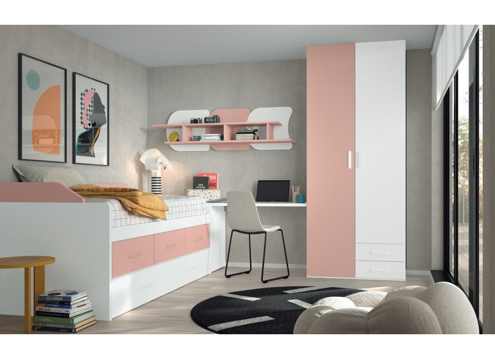 Compacto de 90 ó 105 con 3 cajones y arrastre nido corban PLUS