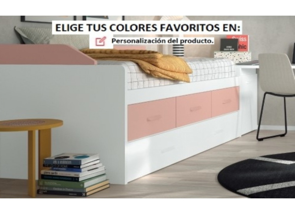 Compacto de 90 ó 105 con 3 cajones y arrastre nido de 90 CORBAN PLUS