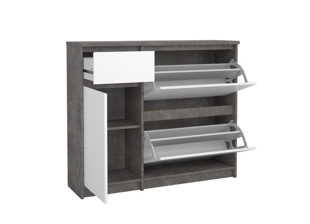 Zapatero 3 puertas y 1 cajón ALICIA