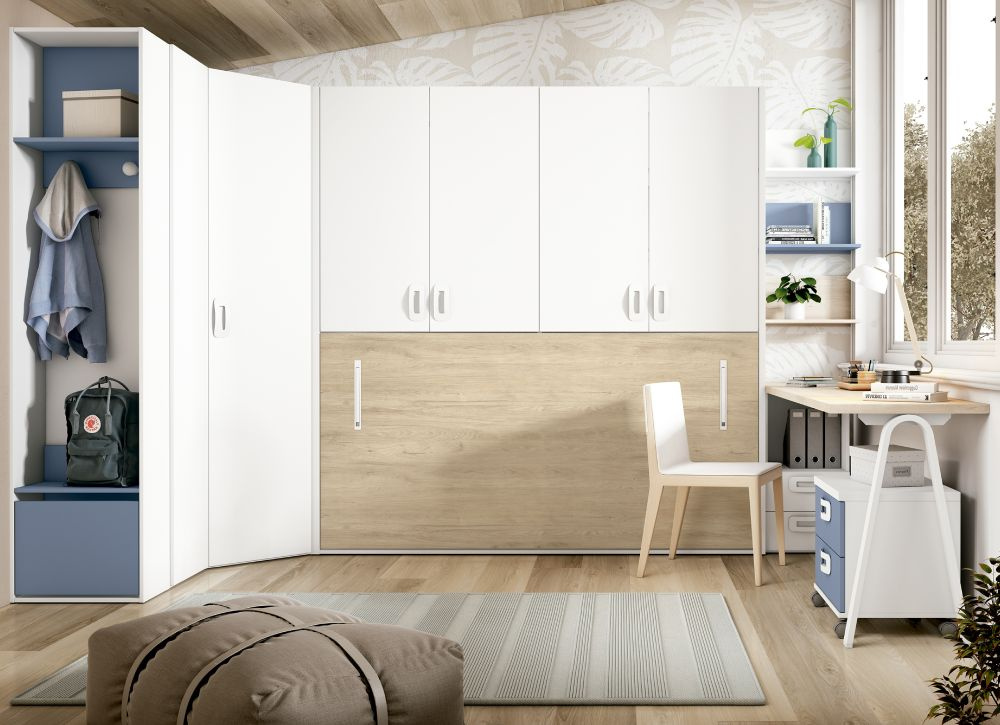 Armario de 2 puertas rincón CLEO