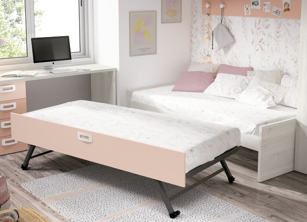 Ninho de cama de 90 ou 105 com ninho de arrasto CLEO