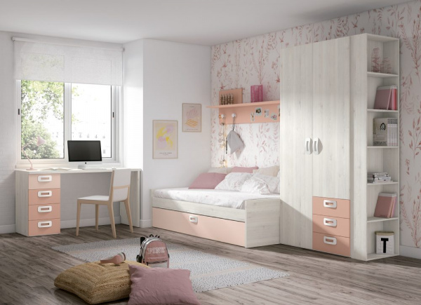 Cama nido de 90 ó 105 con arrastre nido CLEO