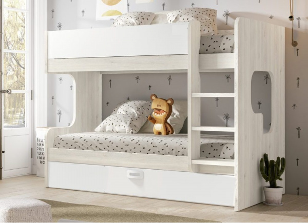 Beliche CLEO com 2 camas + cama auxiliar