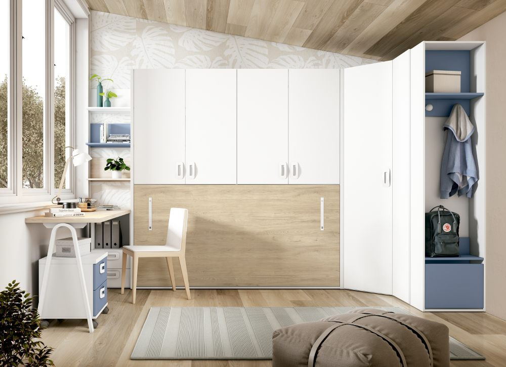 Cama abatible horizontal con armario CLEO