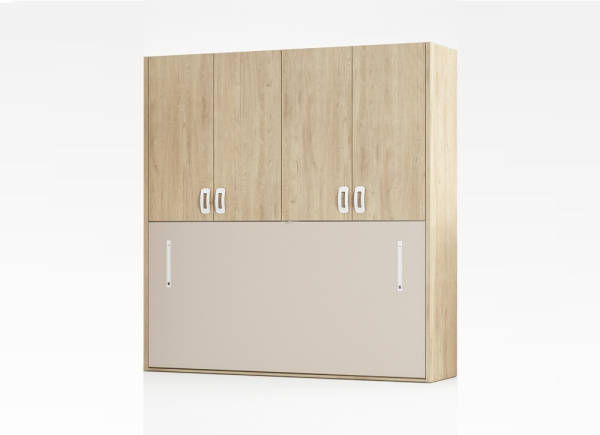 Cama abatible horizontal con armario CLEO