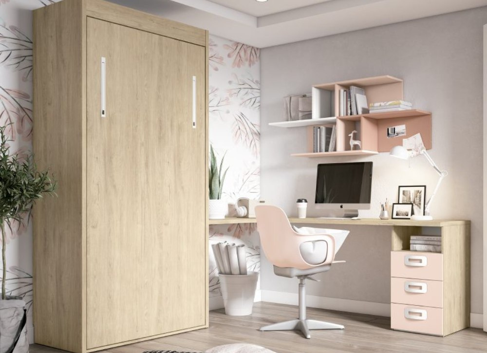 Cama dobrável vertical 90 x 190 CLEO