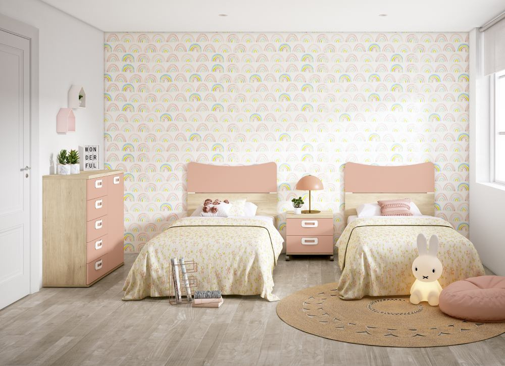 Cómoda 5 cajones + 1 puerta CLEO