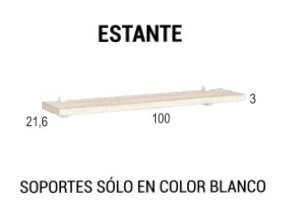 Estante de pared doble soporte pelicano CLEO