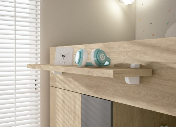 Prateleira de parede dupla