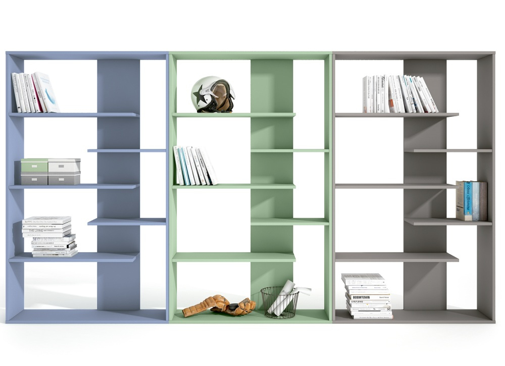 Estantería de 5 baldas escalonadas CLEO