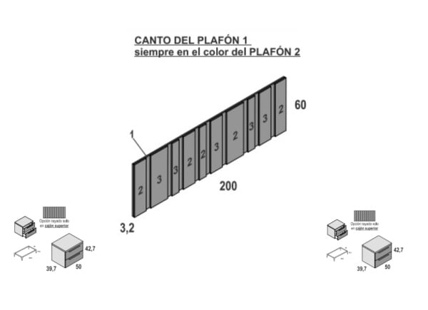 Dormitorio con cabecero corrido florida NEW