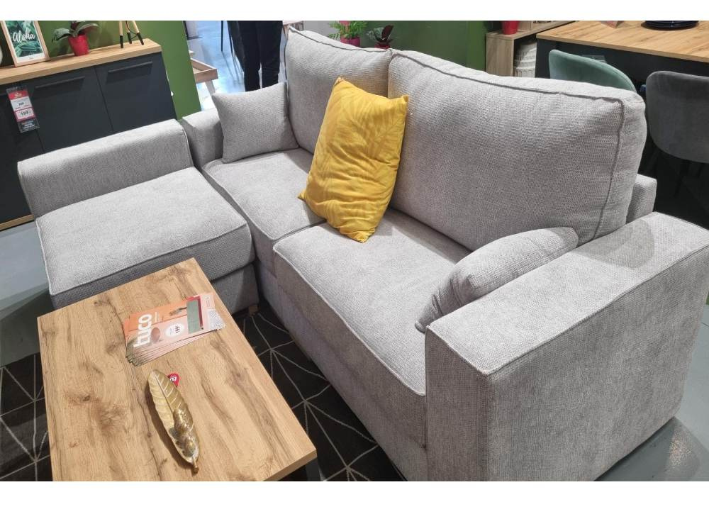 Sofá de 3 lugares com ou sem chaise reversível longue