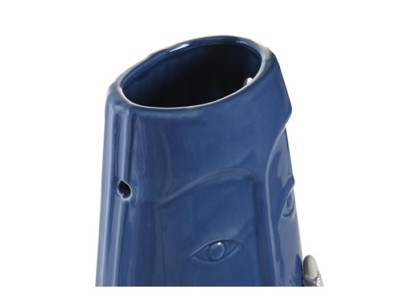 Jarrón de gres cara étnica NUI