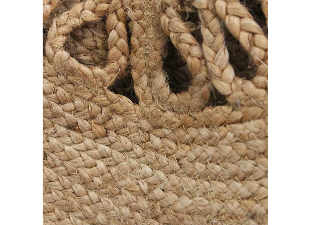 Alfombra redonda de yute VOSS