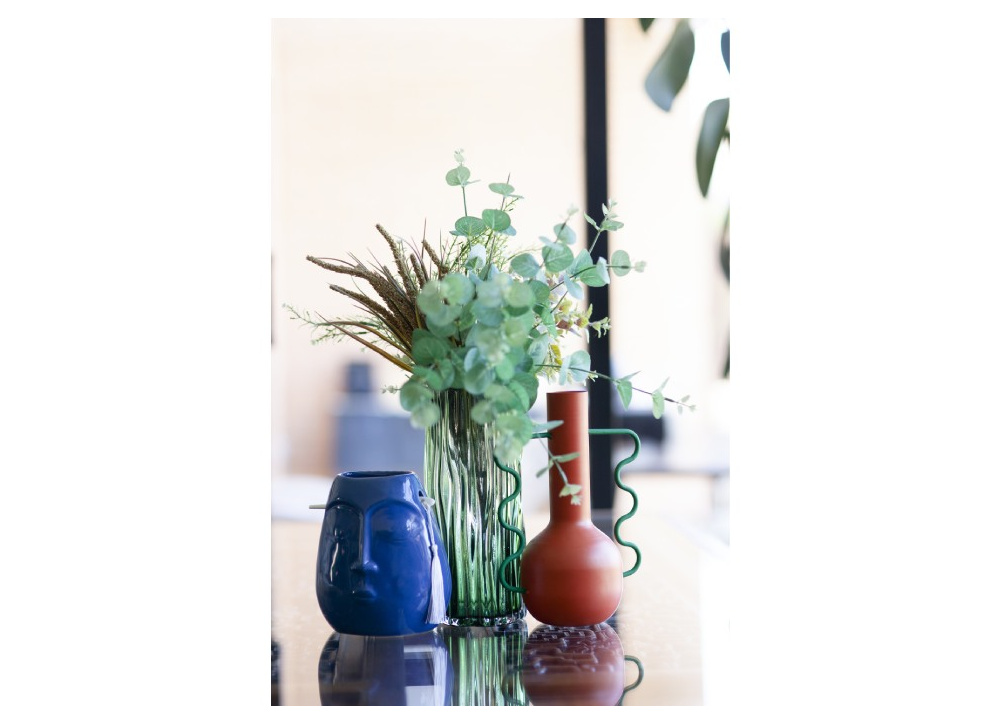 Jarrón étnico de gres TIKI