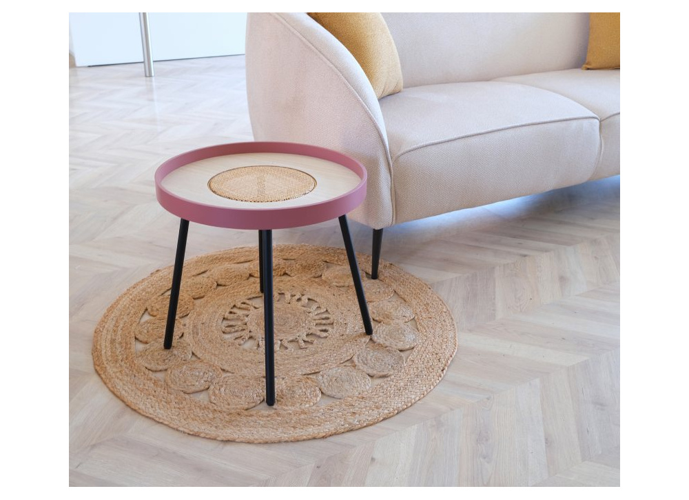Alfombra redonda de yute VOSS