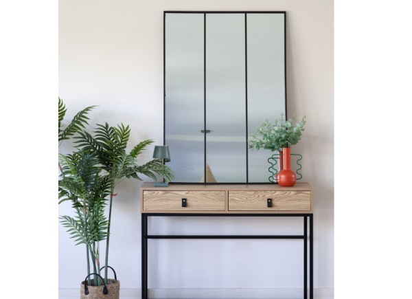 Jarrón de metal pintado FORSSA