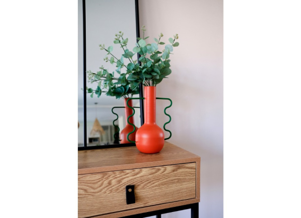 Jarrón de metal pintado FORSSA