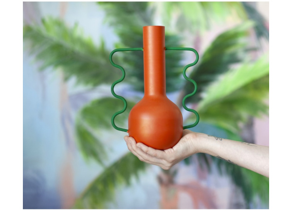 Vaso de metal pintado FORSSA