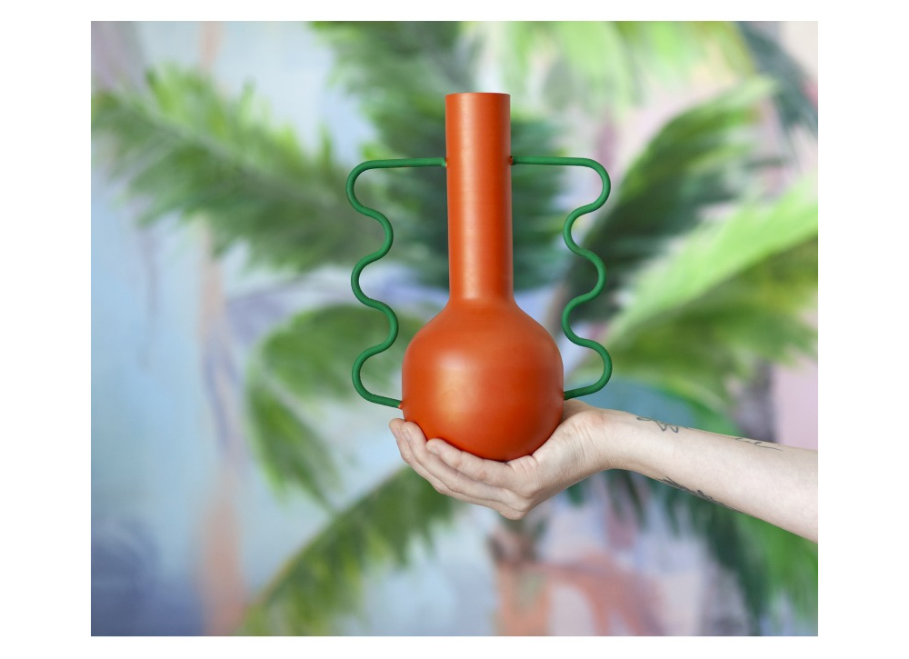 Vaso de metal pintado FORSSA