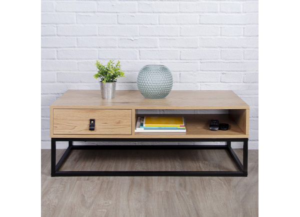 Mesa central com gaveta HELSINKI