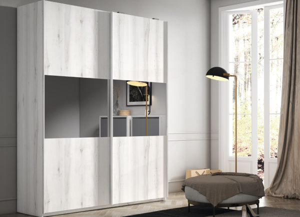 Armario puertas correderas con espejo FLORIDA Armario puertas correderas con espejo FLORIDA