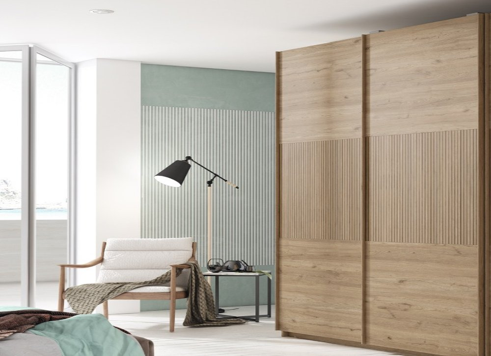 Armario 2 puertas correderas 3 plafones FLORIDA