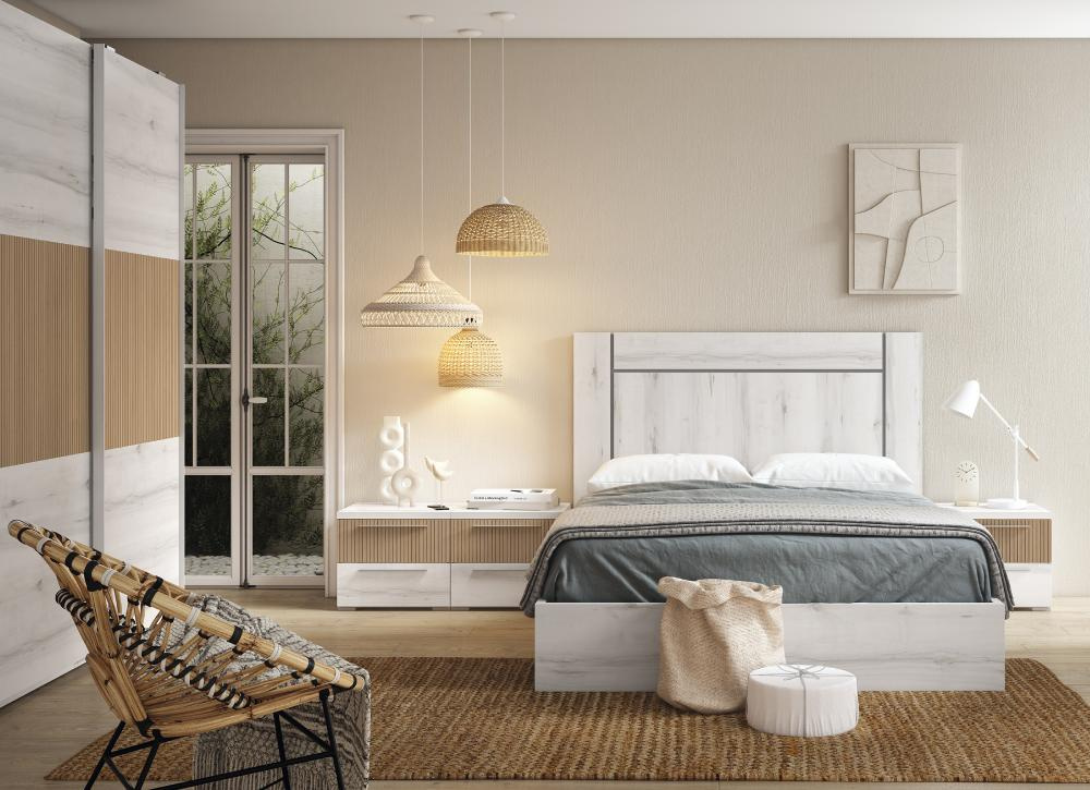 Armario 2 puertas correderas 3 plafones FLORIDA