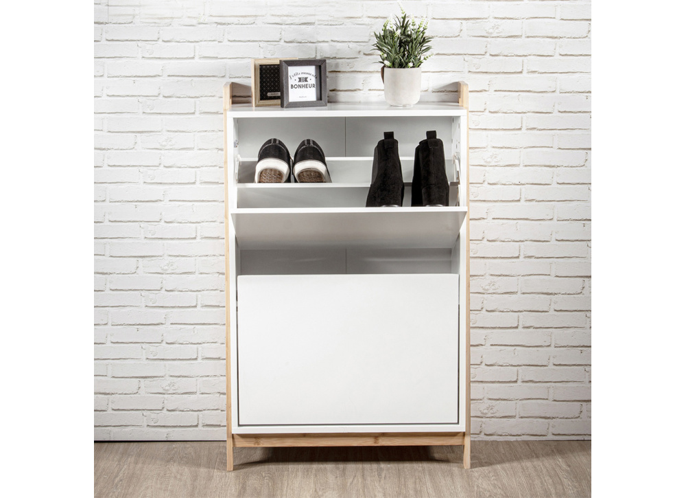 Zapatero blanco natural COPENHAGUE