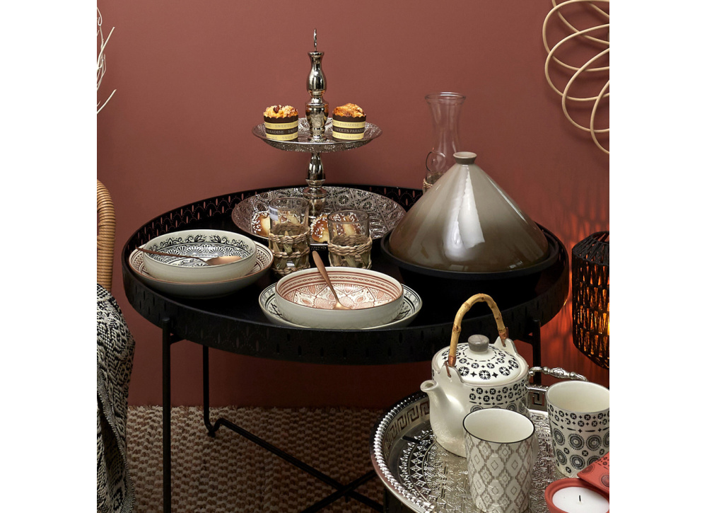 Mesa auxiliar con patas desmontables BERNA