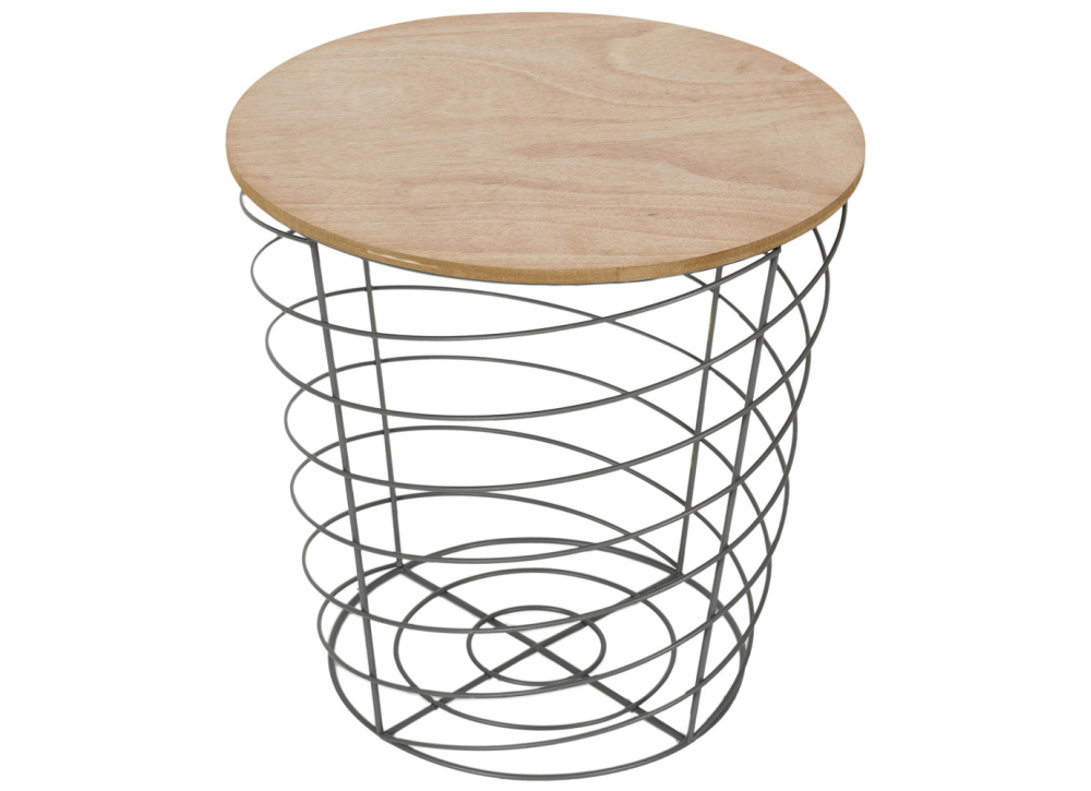 Mesa con varillas gris CUERA