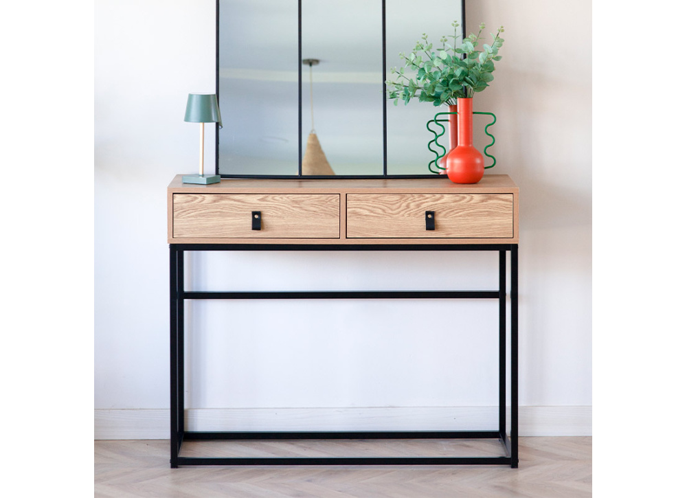 Consola HELSINKI com duas gavetas