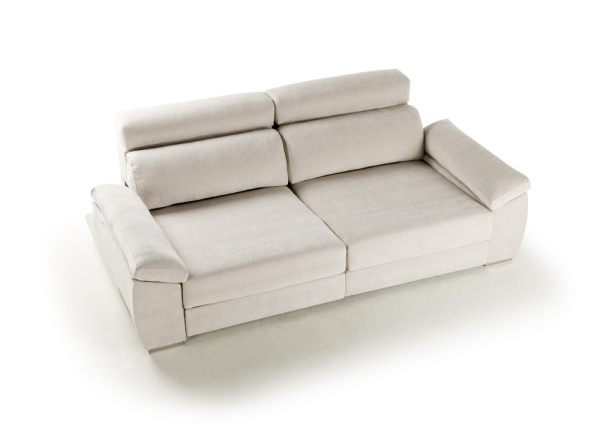 Sofá de 3 ó 4 plazas convertible en chaisse longue TORINI