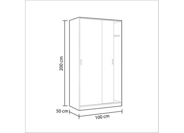 Armario dos puertas correderas MICKEY