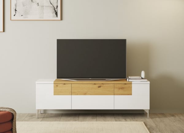 Librería de salón frente lacado NOJA