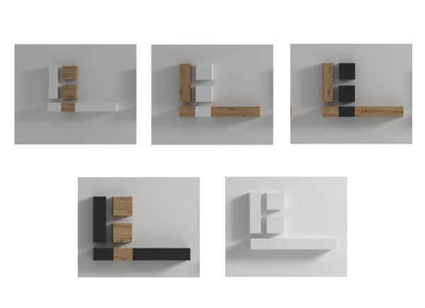 Librería modular de salón MIERES