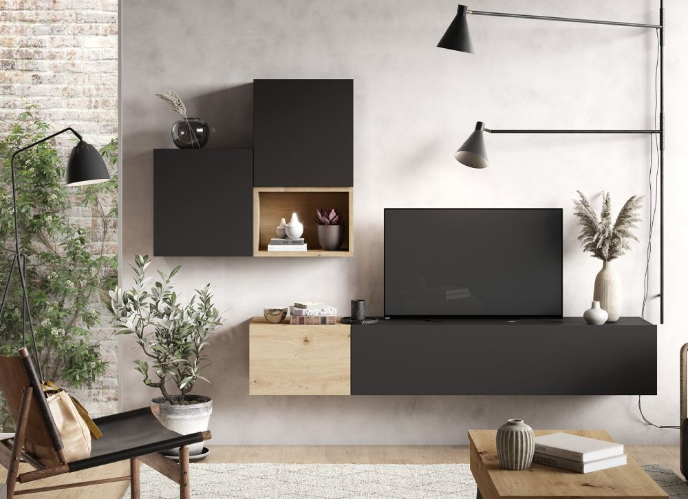 Librería de salón modular CUDILLERO