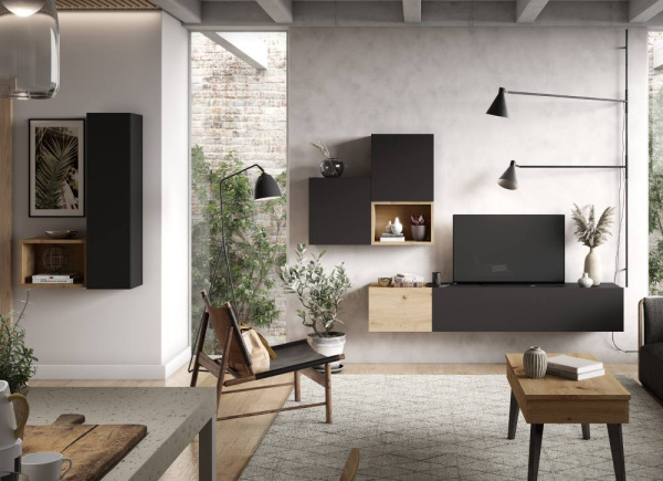 Librería de salón modular CUDILLERO