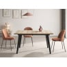 Mesa de comedor rectangular extensible CANTABRICO Mesa de comedor rectangular extensible CANTABRICO