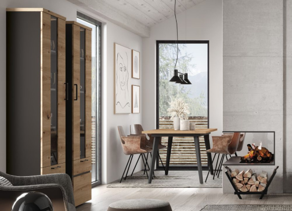 Mesa de comedor pata inclinada CANTABRICO