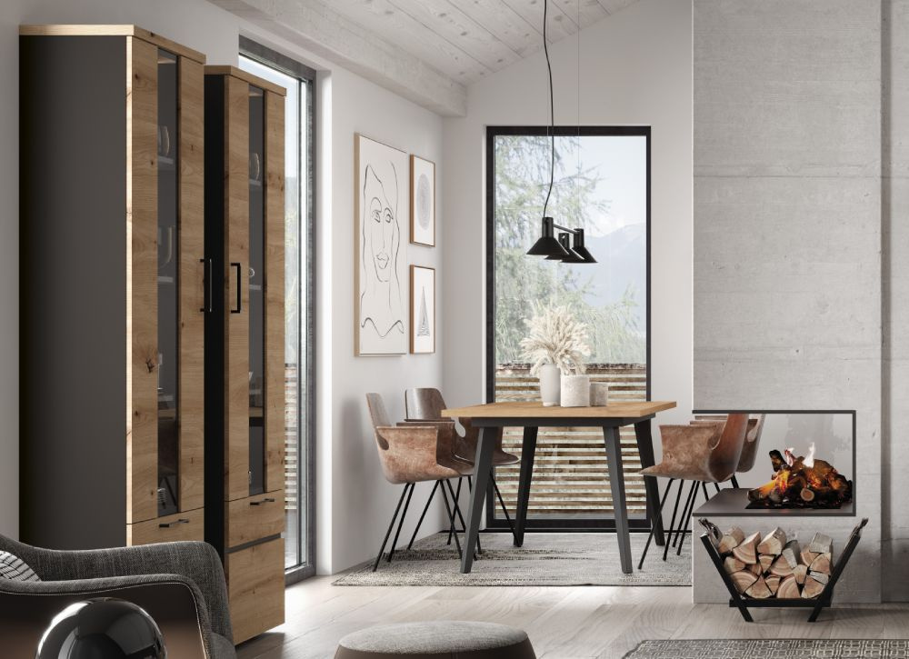 Mesa de comedor pata inclinada CANTABRICO