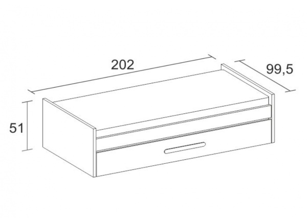 Cama nido para somier de 90 STAR