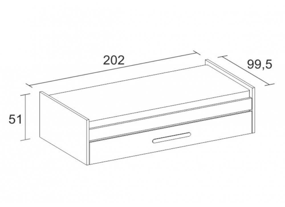Cama nido para somier de 90 STAR
