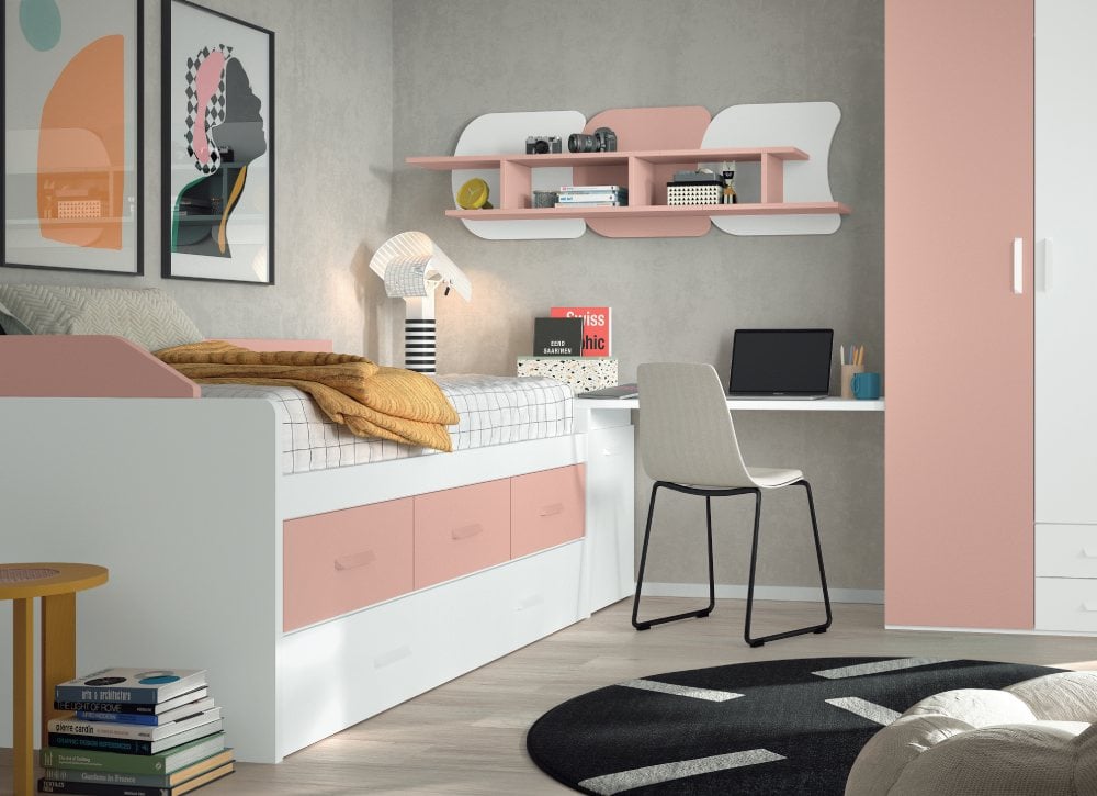 Compacto de 90 ó 105 con 3 cajones y arrastre nido corban PLUS